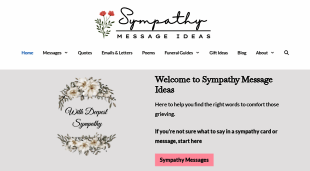 sympathymessageideas.com