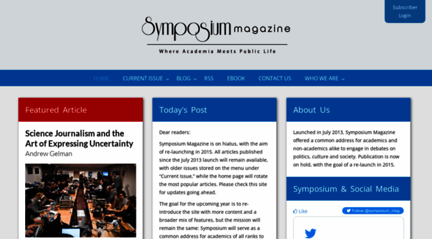 symposium-magazine.com