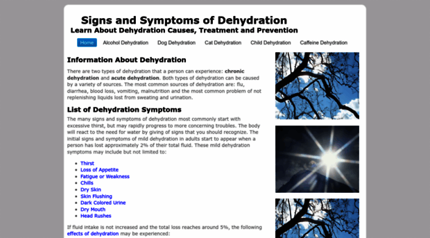 symptomsofdehydration.com