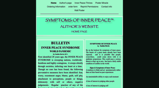 symptomsofinnerpeace.net