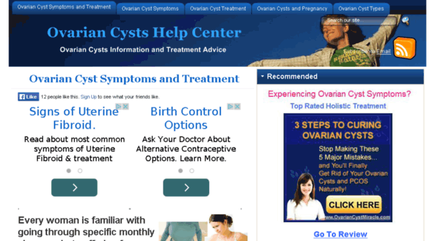 symptomsofovariancyststreatment.com