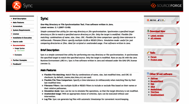 syncdir.sourceforge.net