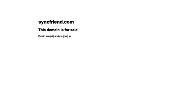 syncfriend.com