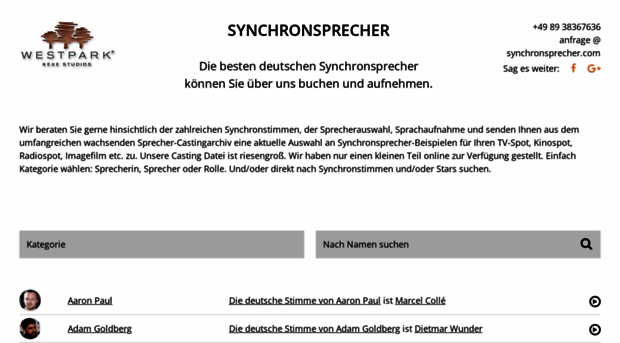 synchronsprecher.com