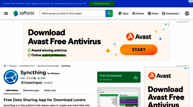 syncthing.en.softonic.com