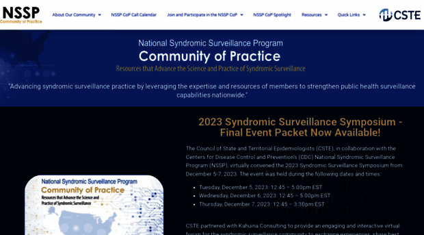 syndromicsurveillance.org