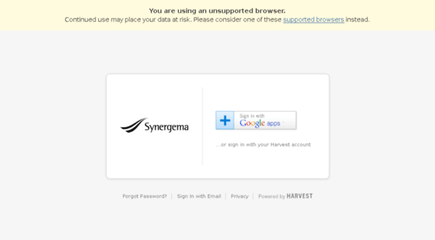 synergema.harvestapp.com