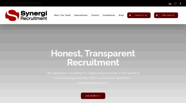 synergirecruitment.com