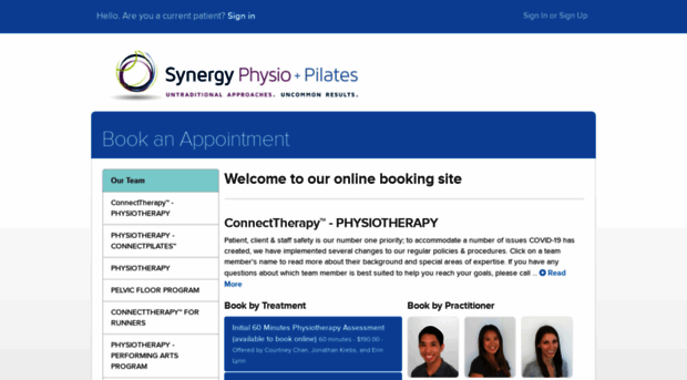 synergyphysio.janeapp.com