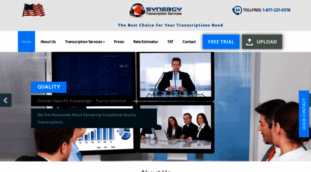 synergytranscriptionservices.net