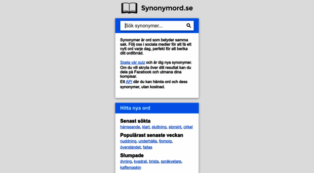 synonymord.se