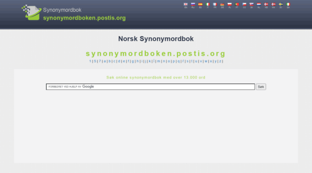 synonymordboken.postis.org