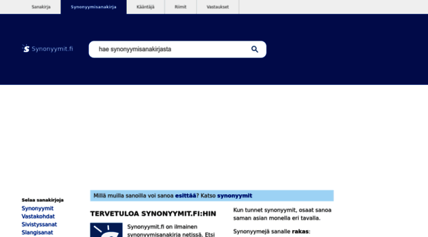 synonyymit.fi