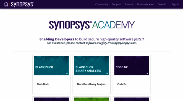 synopsys.skilljar.com