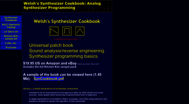 synthesizer-cookbook.com