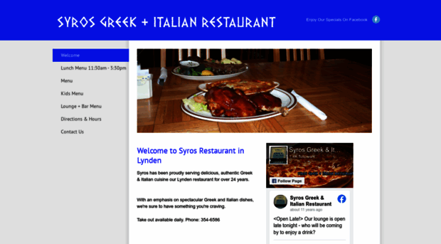 syrosgreekrestaurant.com