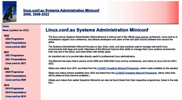 sysadmin.miniconf.org