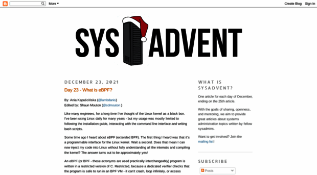 sysadvent.blogspot.fr