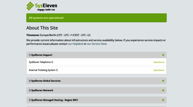 syseleven-status.net