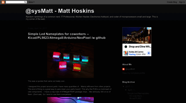 sysmatt.blogspot.com
