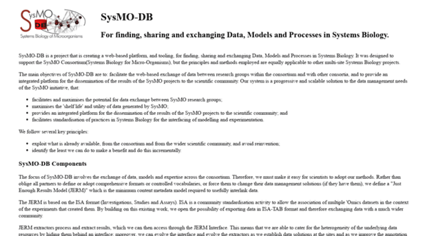 sysmo-db.org