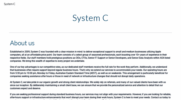 systemc.com.au