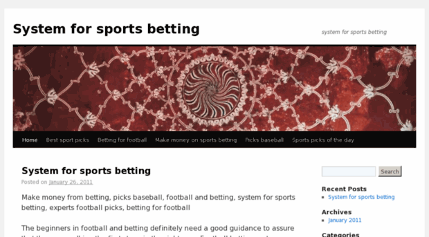 systemforsportsbetting.wordpress.com