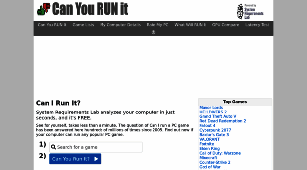 Can my PC run RDR 1?