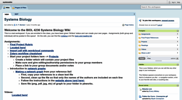 systemsbio.pbworks.com