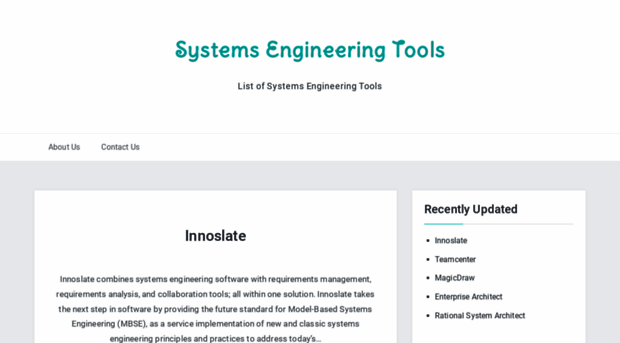 systemsengineeringtool.com