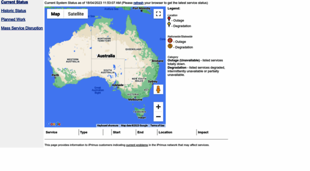 systemstatus.iprimus.com.au