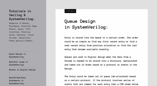 systemverilogdesign.com