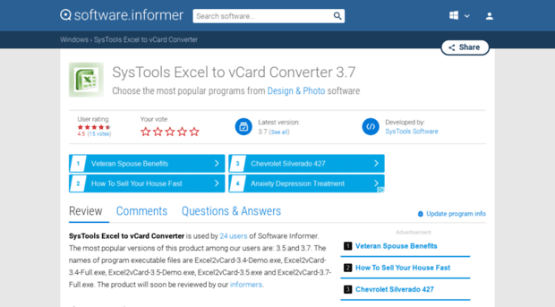 systools-excel-to-vcard-converter.software.informer.com