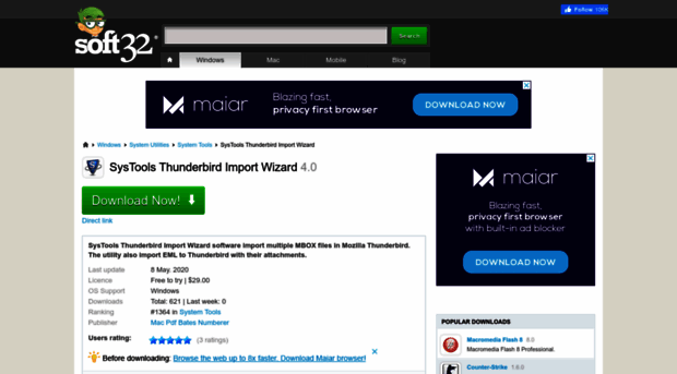 systools-thunderbird-import-wizard.soft32.com