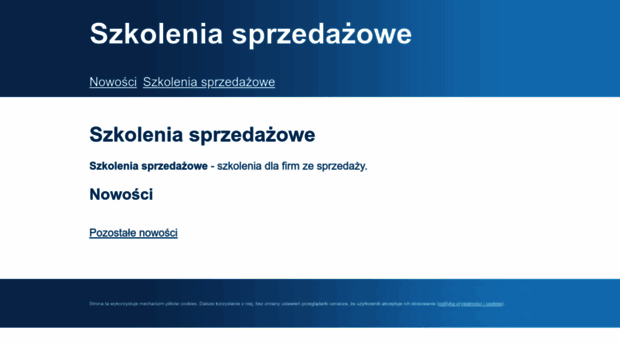szkoleniasprzedazowe.pl