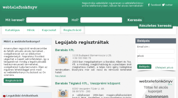 szunyoghalo.webtelefonkonyv.hu