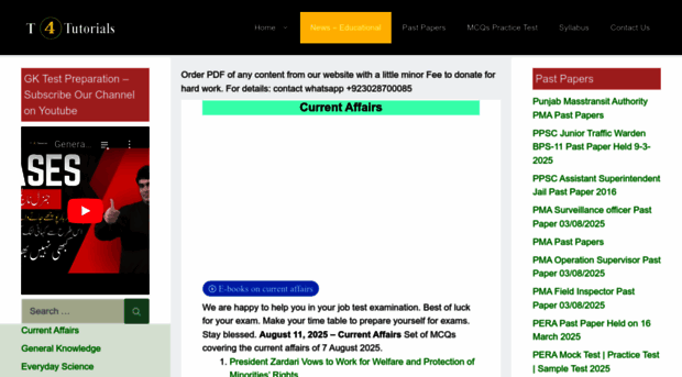 t4tutorials.pk