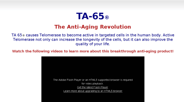 ta65antiaging.com