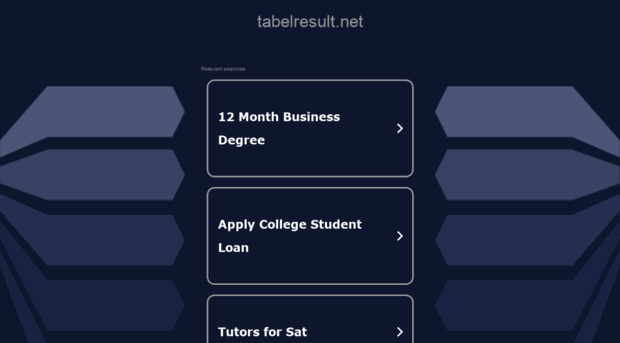 tabelresult.net