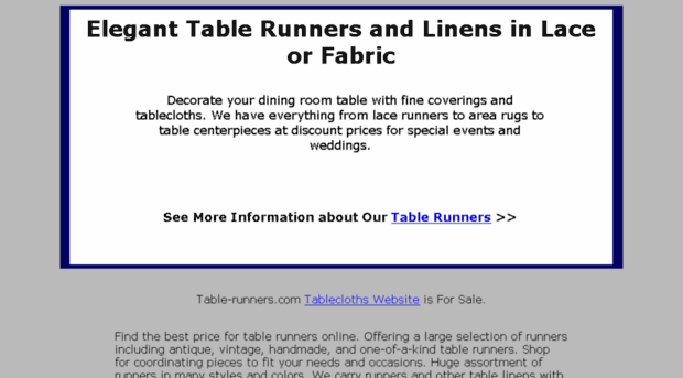 table-runners.com