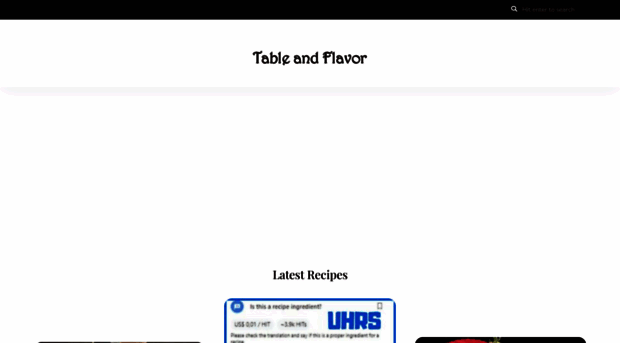 tableandflavor.com