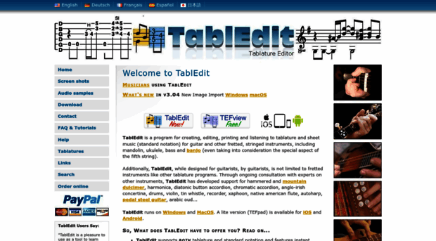 tefview tab websites