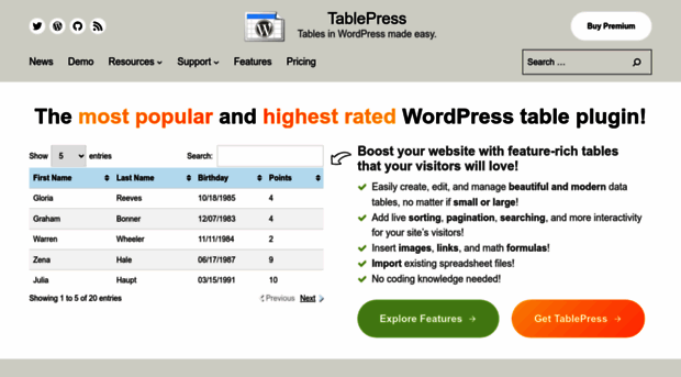tablepress.org
