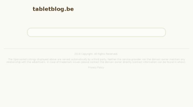 tabletblog.be