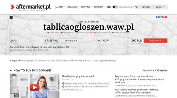 tablicaogloszen.waw.pl