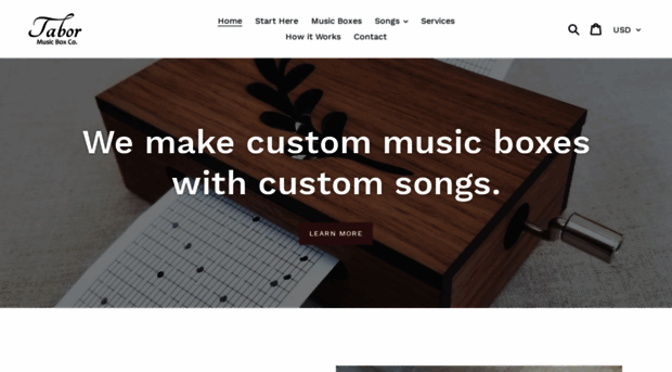 tabormusicbox.com