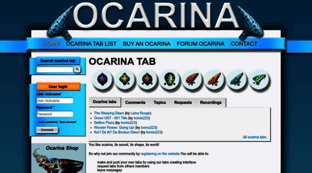 tabs-ocarina.com