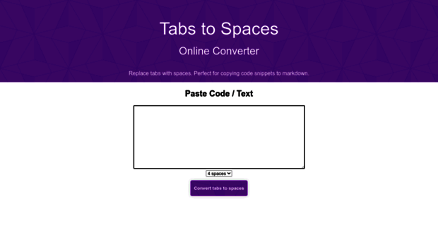 tabstospaces.com