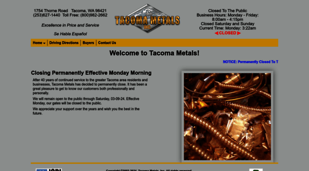 tacomametals.com