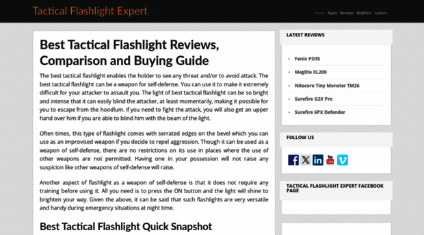 tacticalflashlightexpert.com